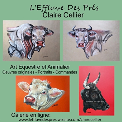 'L'Effluve Des Prés' par Claire Cellier.

Exposition de tableaux équestres et animaliers