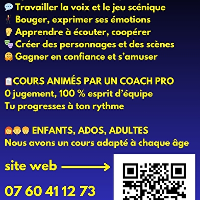 IMPROVISATION THEATRALE
adhésions de la mi-saison 2025/2026