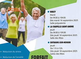Gym douce/toute douce - ENTRAINS-SUR-NOHAIN