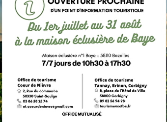 Bureau d'informations touristiques - BAYE -BAZOLLES