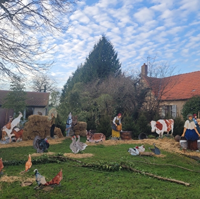 Scénographie des animaux de la ferme