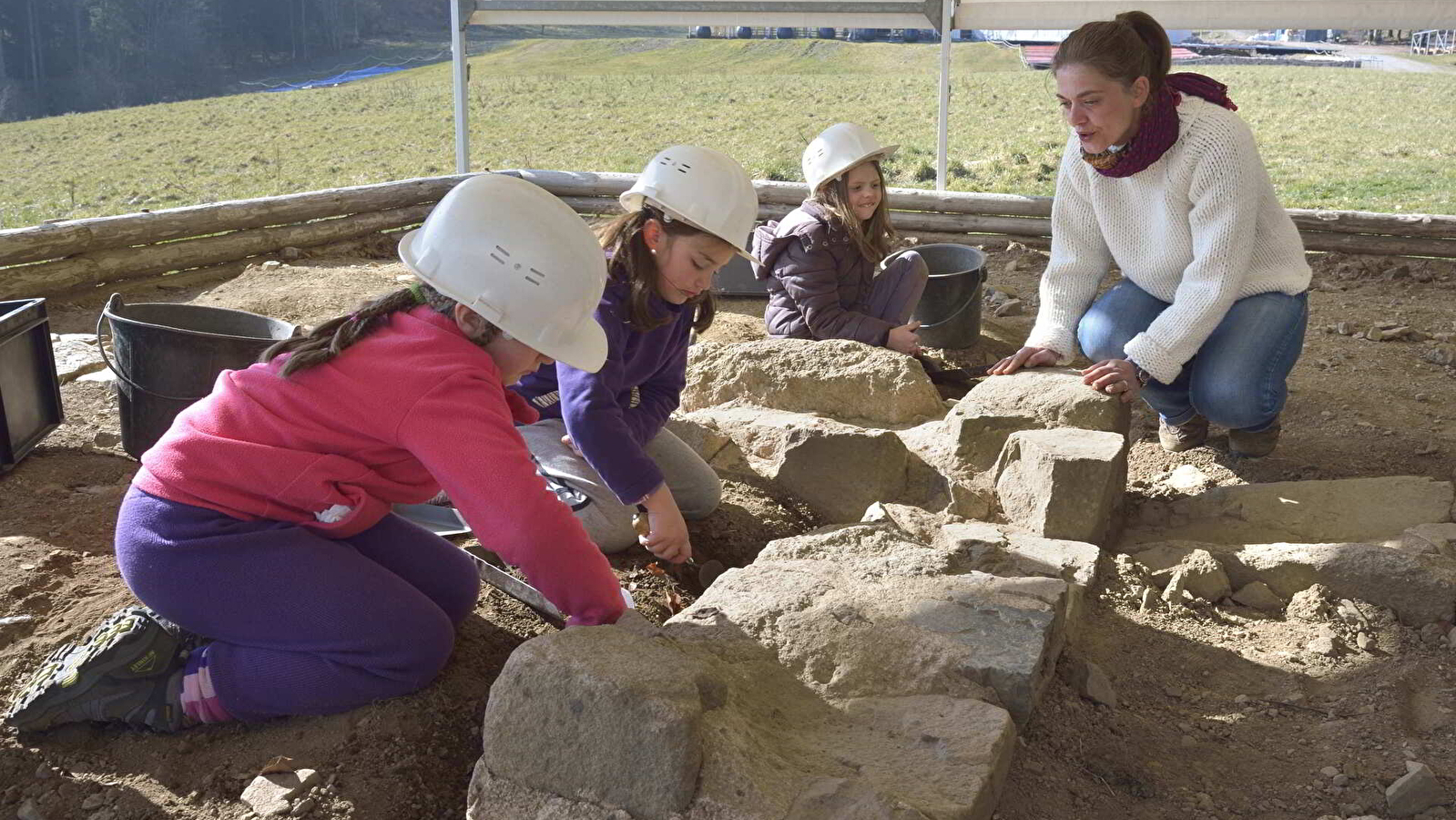 Atelier archéo à Bibracte