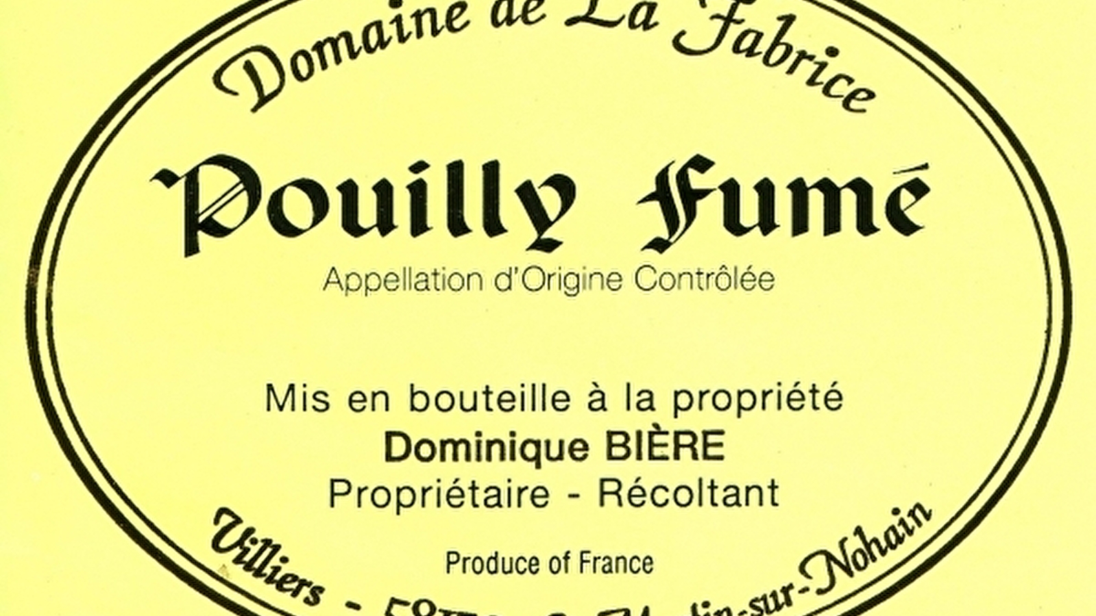 Domaine de la Fabrice