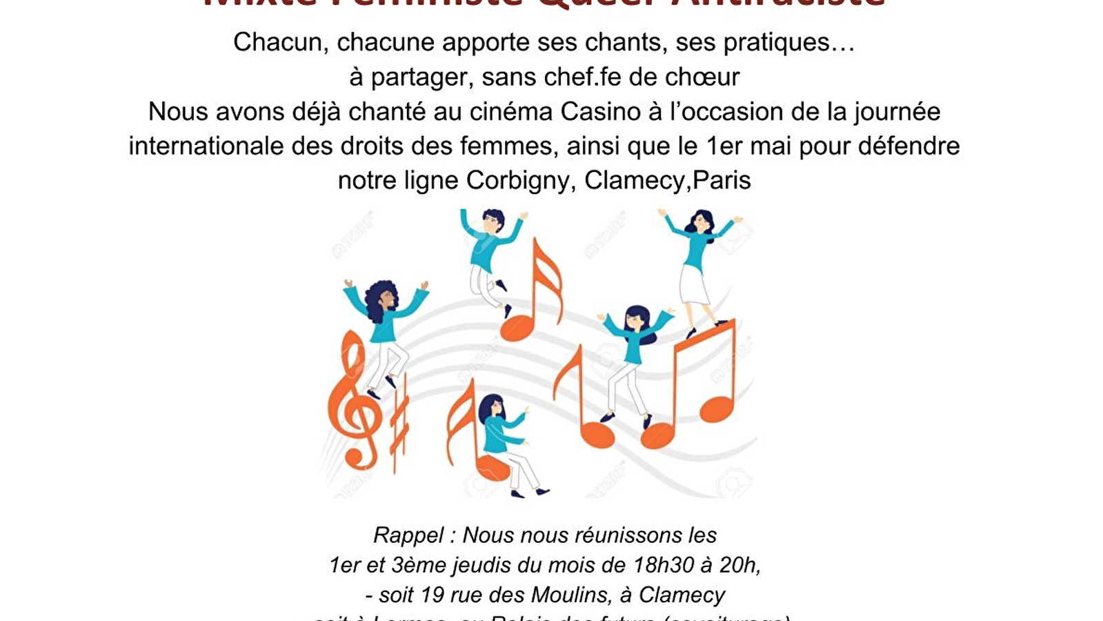 Coopérative des savoirs - Chorale militante chants de luttes