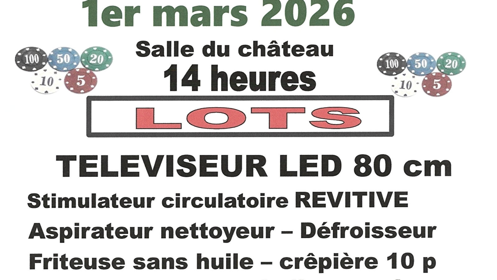 Rifles du Comité des fêtes